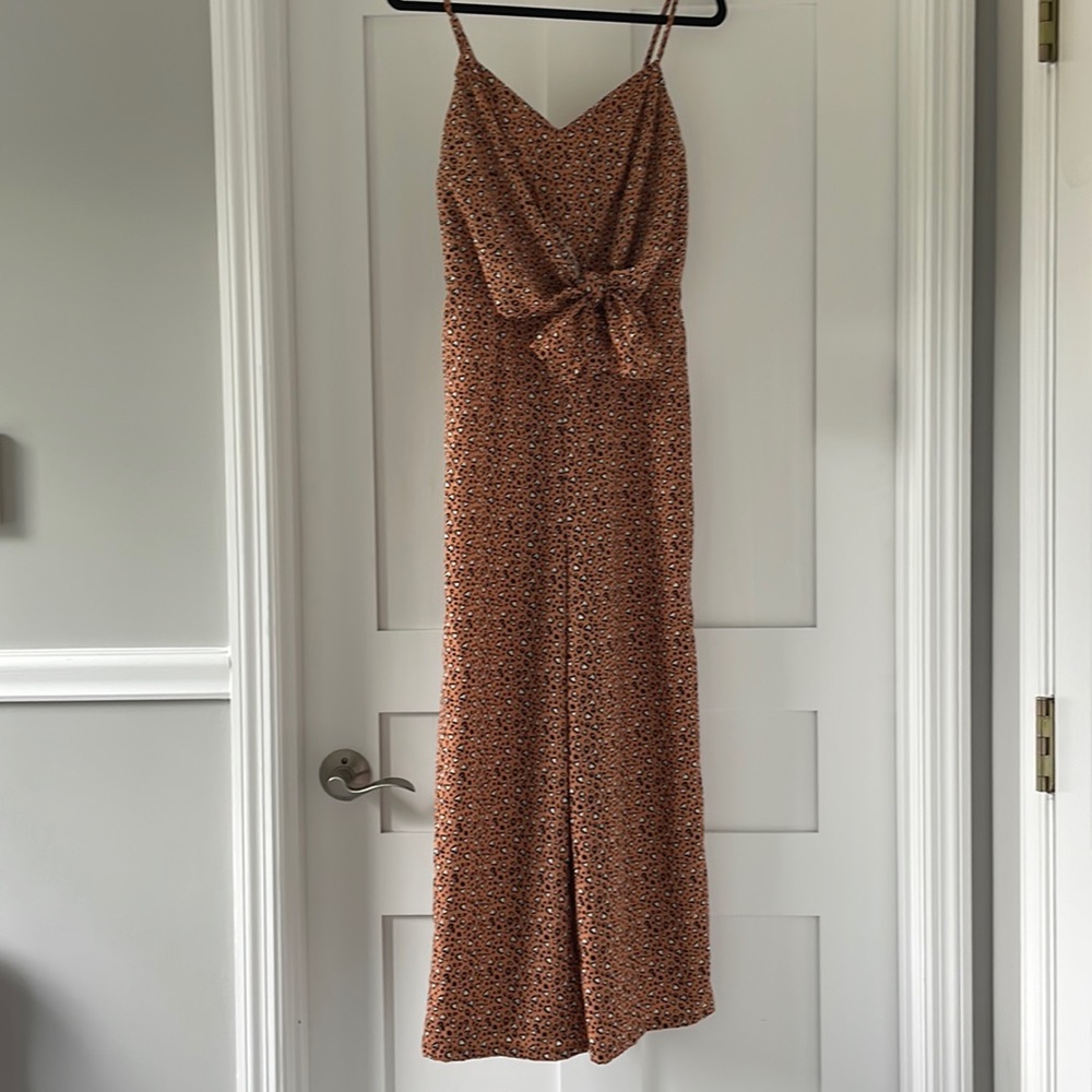 Leopard print (heart shape) see second picture burnt orange color wide leg